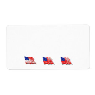American Flag Labels | Zazzle