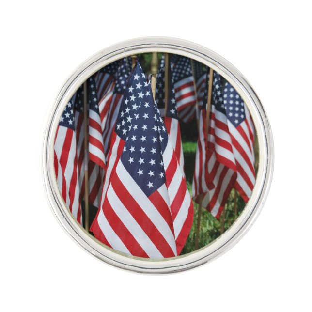 American Flags Pin (Front)