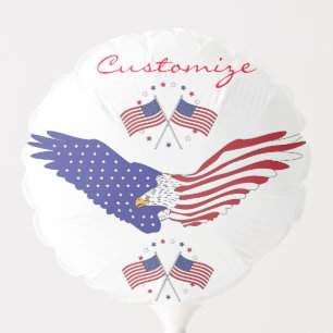 American Flags Thunder_Cove Patriotic Eagle Balloon