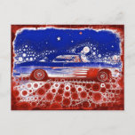 American Flamed Classic Postcard at Zazzle