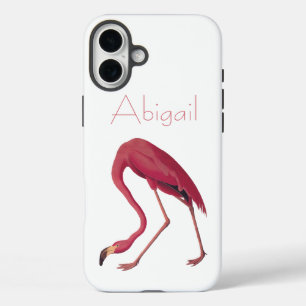 American Flamingo Vintage Audubon Birds of America iPhone 16 Plus Case