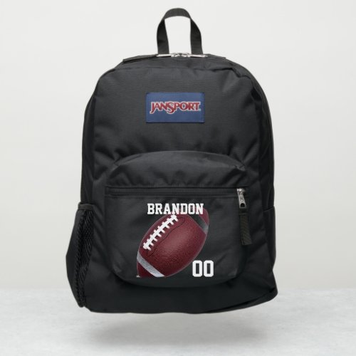 American football Backpacks sporty back to school