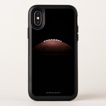 American Football Ball On Black Background Otterbox Symmetry Iphone X Case by prophoto at Zazzle