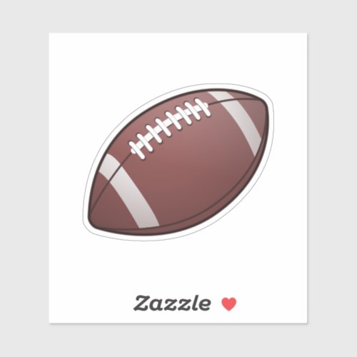 American Football Ball Sticker