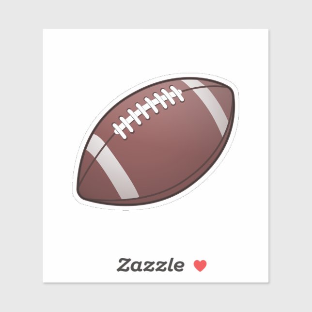 American Football Ball Sticker (Sheet)