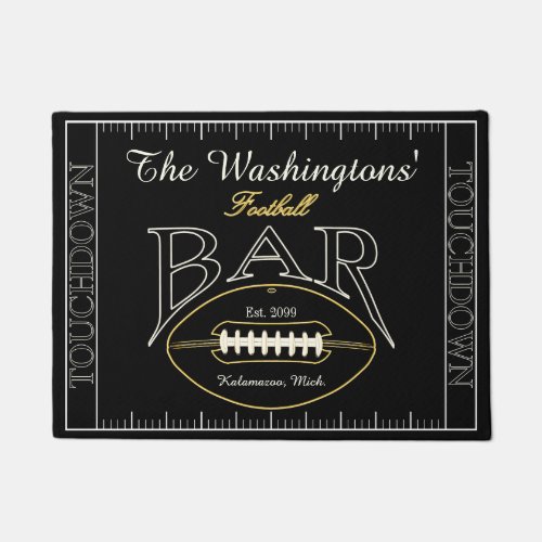American Football Bar Entrance Door Mats Doormats