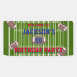American Football Birthday Party Banner