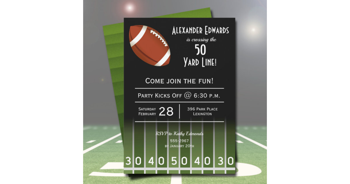 NFL Arizona Cardinals Birthday Invitation  Birthday invitations, Football  birthday party, Invitations