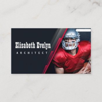 American Football Business Card by ayaelsa_card at Zazzle