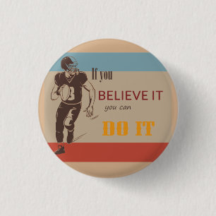 american football button
