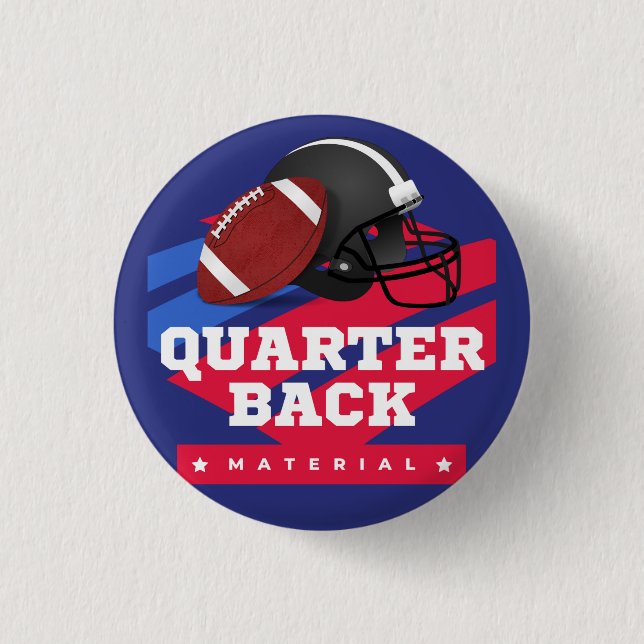 American Football Button (Front)