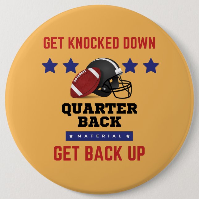 American Football Button (Front)