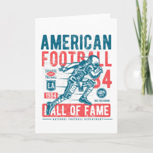 American football card
