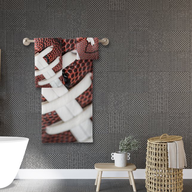 American Football Close Photo Bath Towel Set (Creator Uploaded)