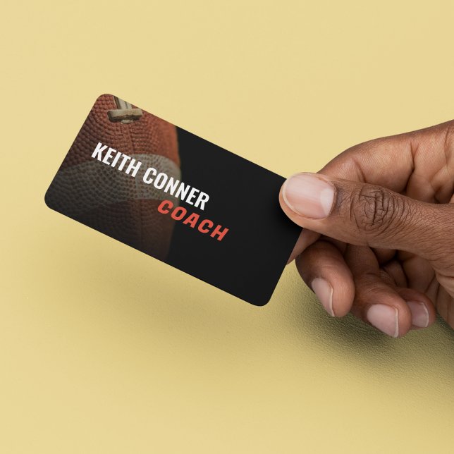 American Football Coach Business Card (Creator Uploaded)