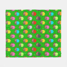 American Football - Colorful Helmet & Ball Pattern