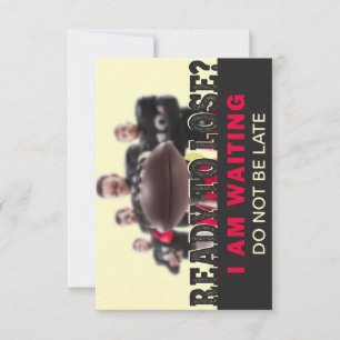 American football competitions thank you card