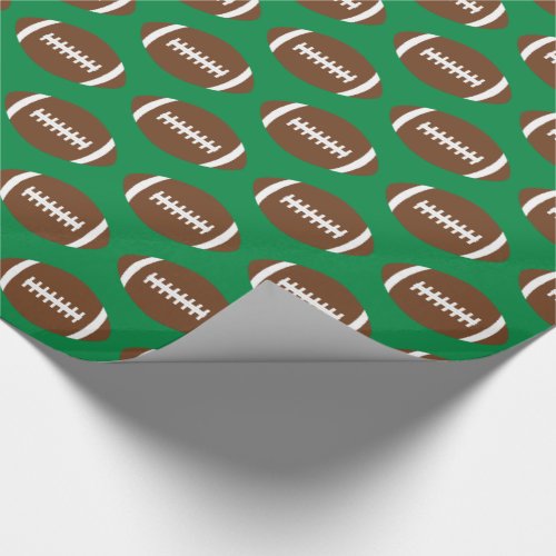 American Football Custom Background Sports Gift Wrapping Paper
