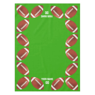 American Football Custom Tablecloth