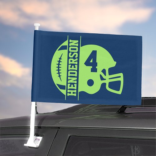 American Football Customized Game Day Car Flag