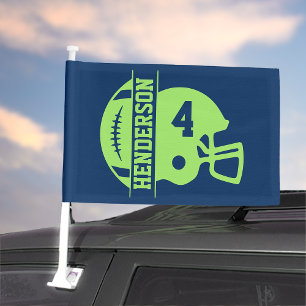 American Football Customized Game Day Car Flag