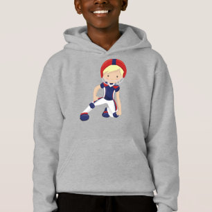 American Football, Cute Boy, Blond Hair, Rugby Hoodie
