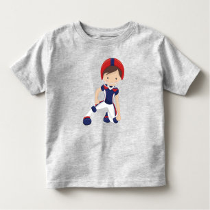 American Football, Cute Boy, Brown Hair, Rugby Toddler T-shirt
