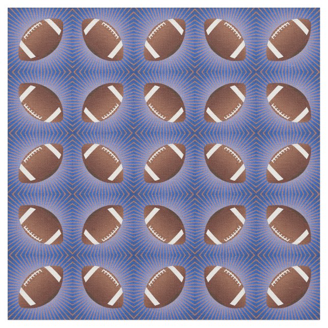 American Football Design Fabric (Close Up)