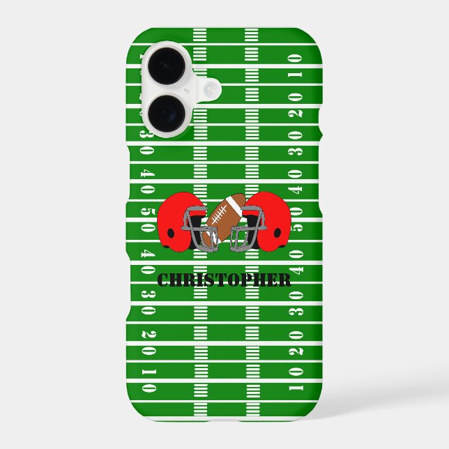 American Football Design iPhone Case (Back)