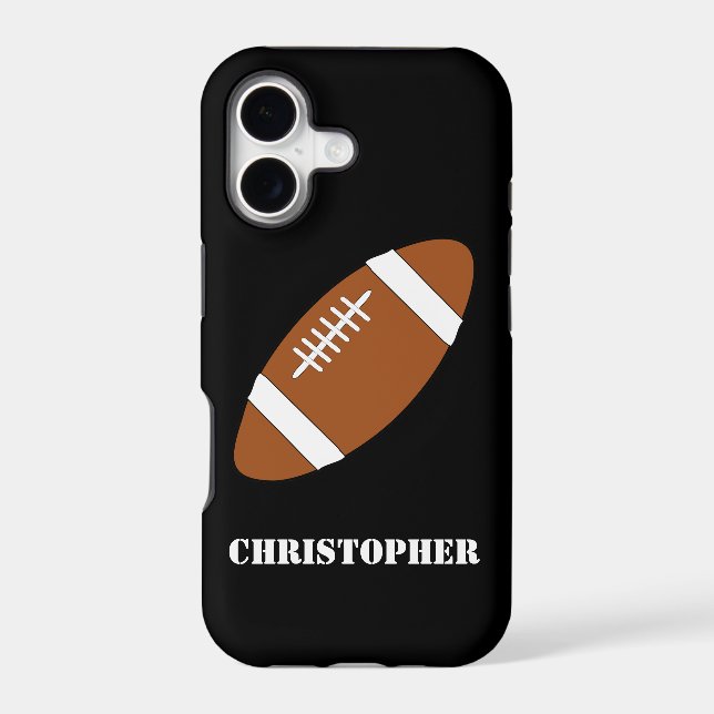American Football Design Just Add Name Case-Mate iPhone Case (Back)