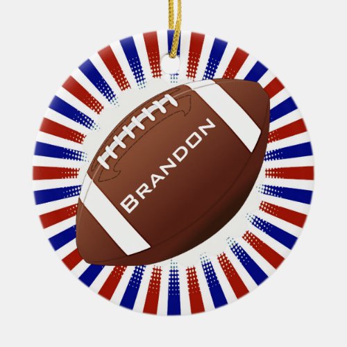 American Football Design Ornament