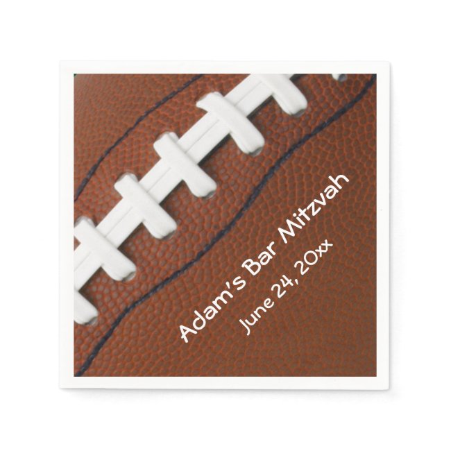 American Football Design Paper Napkins