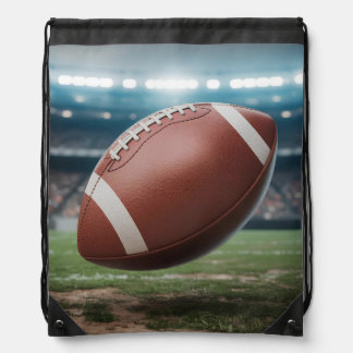 American Football Drawstring Bag