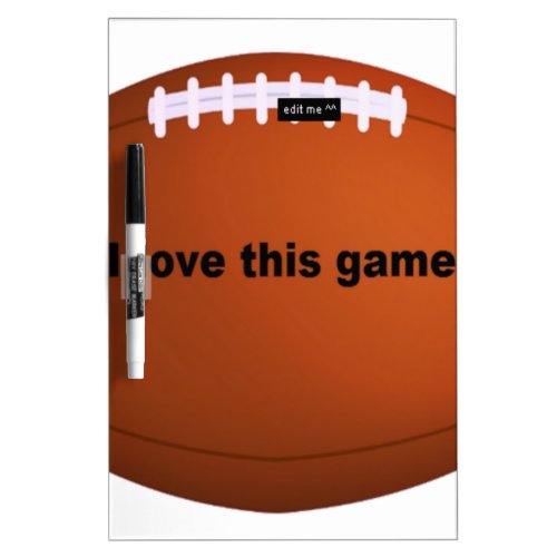 American football Dry_Erase board