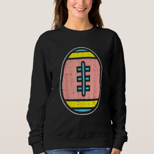 American Football Egg Cute Easter Ball Sports Play Sweatshirt