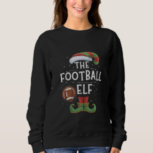 American Football Elf Family Matching Christmas  Sweatshirt