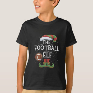 American Football Elf Family Matching Christmas T-Shirt
