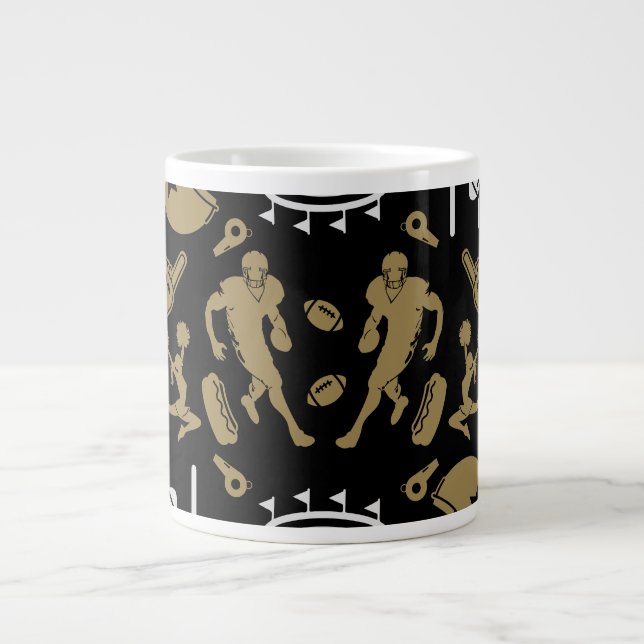American Football Fan  Giant Coffee Mug (Front)