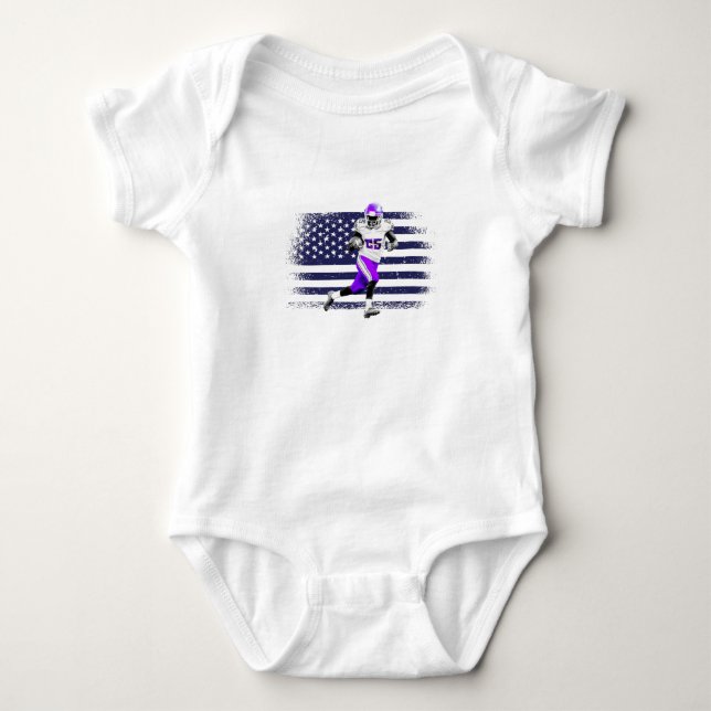 American Football Fan Jersey Shirt USA Flag (Front)