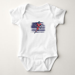 American Football Fan Jersey Shirt USA Flag