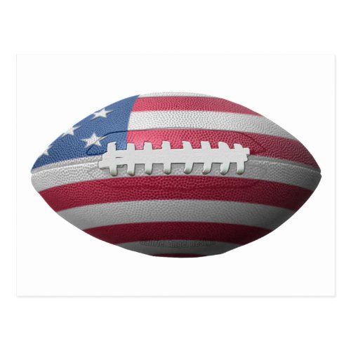 American Football Flag Postcard American Football Flag Postcard