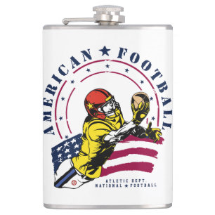 AMERICAN FOOTBALL FLASK
