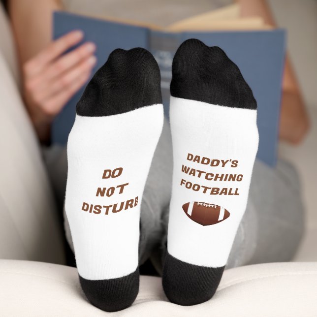 American Football & Fun Text  Socks (Bottom)
