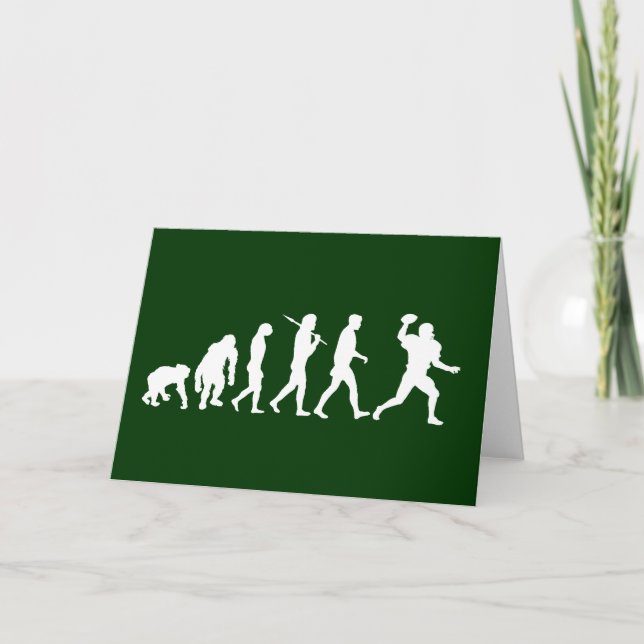 American football gifts for football players card (Front)