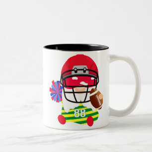 American Football Gnomes Two-Tone Coffee Mug