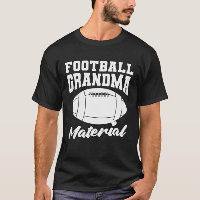 American Football Grandmother  Player Football Gra T-Shirt (Front)