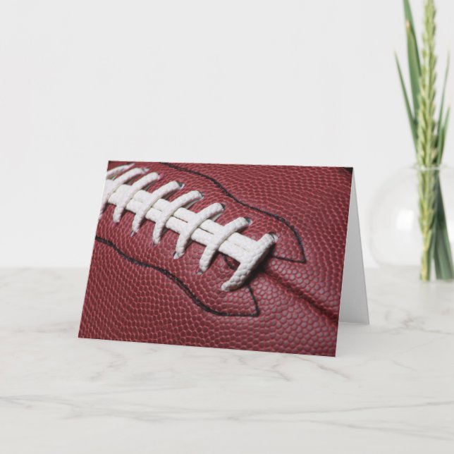 American Football Greeting Card (Front)