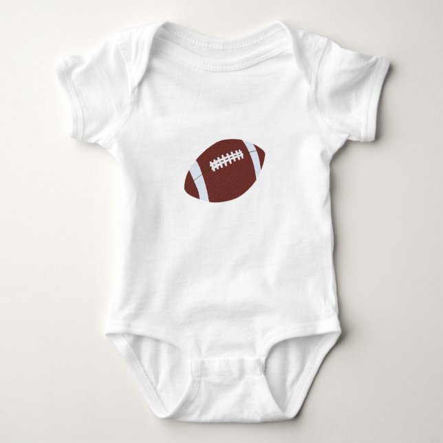 American Football Gridiron Ball  Baby Bodysuit (Front)