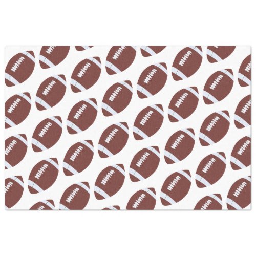 American Football Gridiron Ball Pattern Tissue Paper