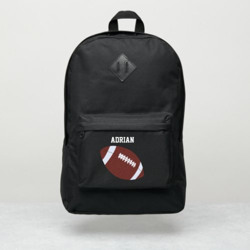 American Football Gridiron Ball School Port Authority Backpack